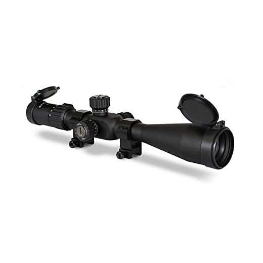 Monstrum G3 6-24x50 First Focal Plane FFP Rifle Scope with Illuminated MOA Reticle and Adjustable Objective (Black)