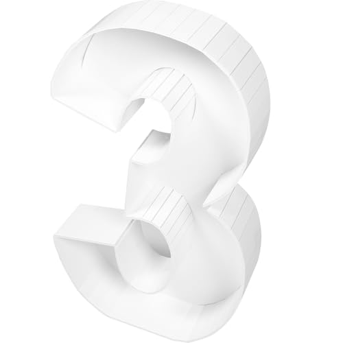 Accessoire décoratif polyvalent cadre de ballon numéroté 3D