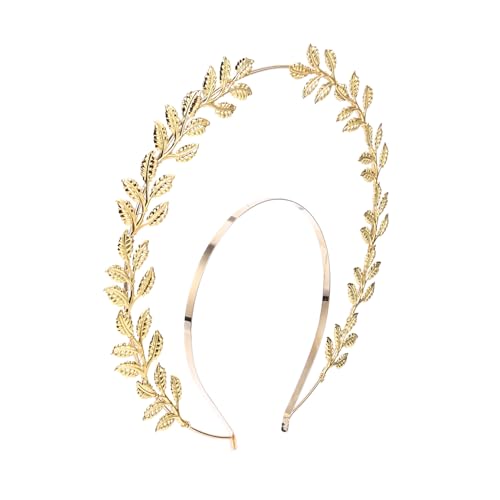 DECOMELODY 色聖母光環ダブルレイヤーヘッドバンド レディース レトロファッション 結婚式 パーティー用 優雅で軽量なヘアアクセサリー