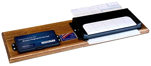 Complete Fd-258 Fingerprinting Set: Ink, Cards, Holder And Base #TOP1
