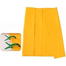 LXHELIVERY High Voltage Insulating Blanket 1 Piece, Electrician Safety High Voltage Work Kit, 0.4kV/10kV for Distribution Room/Electrical WorkYellow-10kv,40x50 cm