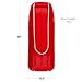 Best Choice Products 48in Kids Plastic Toboggan Snow Sled w/Pull Rope - Red