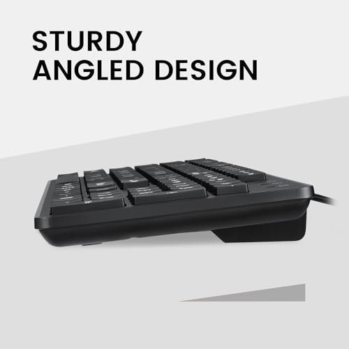 Perixx PERIBOARD-117P Wired PS/2 Full Size Keyboard, Bright Large Print, Durable, Compatible with Windows, Classic Black, UK QWERTY - Image 6