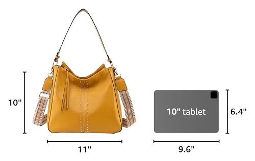 Image of Montana West Hobo Bags for Women Top Handle Satchel Shoulder Purse Bucket Handbag