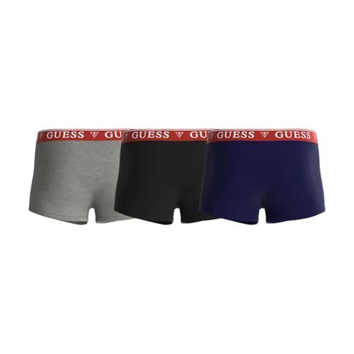 GUESS Men's Brian Hero Boxer Trunk 3 Pack2