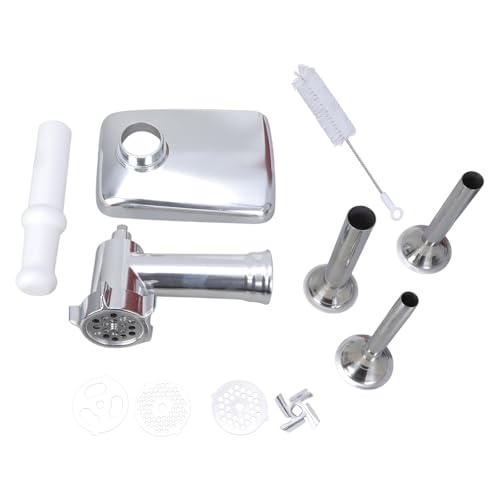 Ldbuejiaja Amoladora de carne, accesorios para salchichas, placa tubular, adecuada para utensilios de cocina, juego de accesorios de cocina