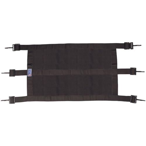 Dura-Tech Schneiders Deluxe Dura-Mesh Stall Guard | Adjustable with Maximum Air Flow | Heavy Duty Design for Horse Safety | Color Black