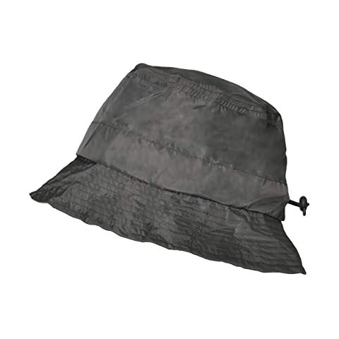 Toutacoo, Bucket Rain Hat in Nylon, Easy to fold (07-Dark Grey/Rain) Cover