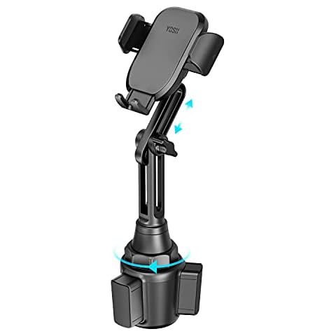 YOSH Cup Holder Phone Mount with Memory Function Cover