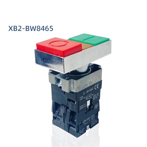 Interrupteur à bouton-poussoir de précision XB2-BW8465 double 22mm 220V - 2