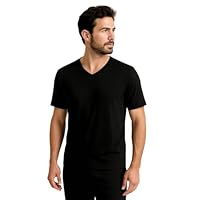Noomad Flow Pijama Masculino, Modal e Elastano, Camiseta e Shorts, Preto (G)