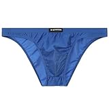 [ジーステーション] ブリーフ ビキニブリーフ ビキニ メンズ下着 メンズインナー パンツ 男性下着 ローライズ (JP, アルファベット, XL, ロイヤル)