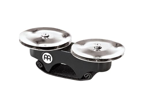 Meinl Percussion FJS1S-BK Steel Finger Jingles