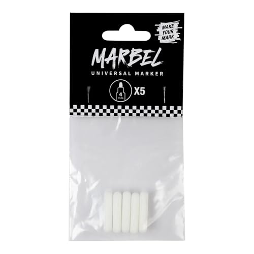 MARBEL DA0226004005C - Set mit 5 Ersatzspitzen fĂĽr Marker mit Rundspitze Medium 4mm, 1 Set