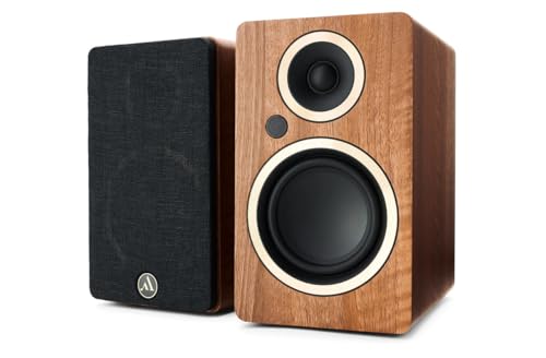 Argon Audio Fenris A4, Active Speakers, Bluetooth, HDMI ARC, Compact Bookshelf, Walnut