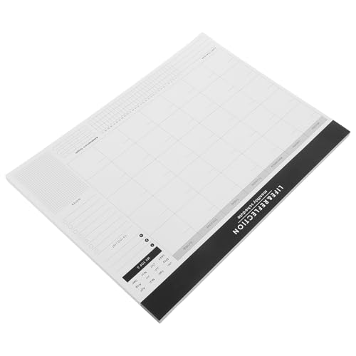 Planificador mensual portátil Zerodeko: cuaderno A4 sin fecha para una lista de tareas eficaz
