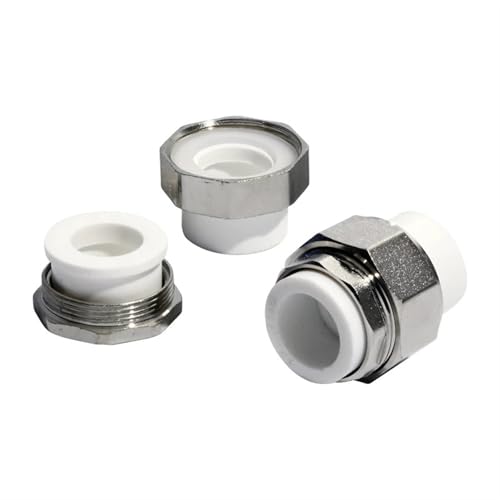 Raccord de tuyau d'eau PPR antifuite avec joint de valve 1 pouce