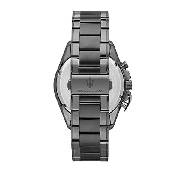 Maserati Coll. Traguardo Limited Edition, chronograaf, kwarts, R8873612045, donkergrijs, 45mm, Armband