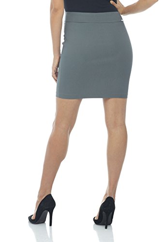 Image of Rekucci Women's Ease Into Comfort Above The Knee Stretch Pencil Skirt