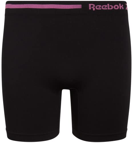 Reebok Girls' Boyshorts Underwear - 8 Pack Soft Seamless Long Leg Boy Shorts - Playground Shorts for Girls (6-16)4