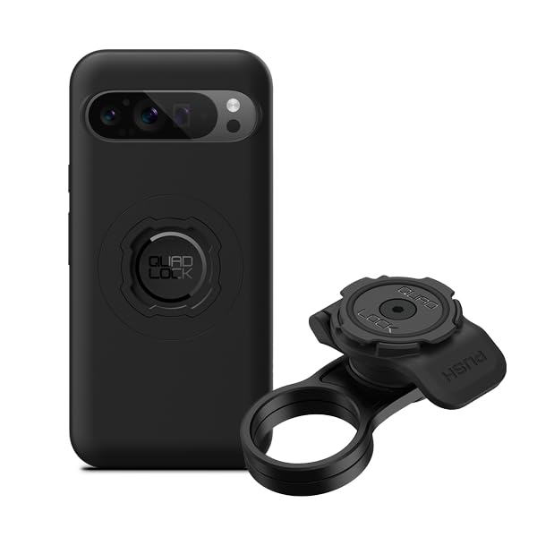 Quad Lock Stem Cap Bike Mount Kit with MAG Phone Case for Google Pixel 9 Pro XL