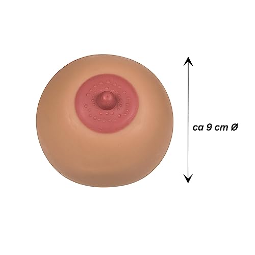 Bada Bing 2er Set Quetschball Brust Antistress-Ball Knetbrust Squeeze Busen lustiges Geschenk für Single Männer Knetball Scherzartikel 53