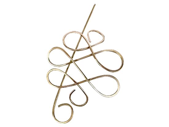 Celtic Hair Bun Holder Women's Gold Hair Clip, Hair Pin, Hair fork, Scarf Slide, Hair Barrette, Bun Holder