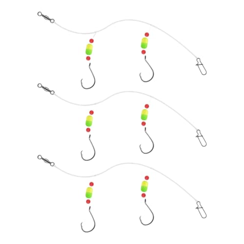 Set de 3 líderes de pesca para agua salada alta resistencia miniatura 5