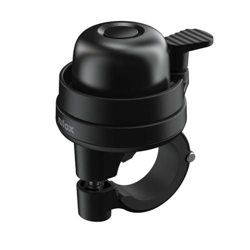 Nilox Ring Tracker, Campanello per Bicicletta Universale, con Localizzatore con Allarme Integrato, Resistente all'Acqua e alla Polvere, Compatibile con Apple IOS FindMe