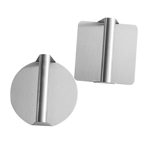 SOLUSTRE 2pcs Stainless Steel Burger Press Manual Burger Patty Maker for Shaped Patties Easy to Clean and Operate for Cooking Enthusiasts and BBQ Lovers