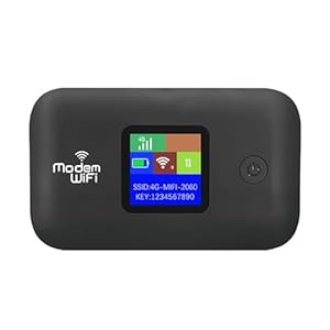 300 Mbit/s 4G LTE Mobiler WLAN Hotspot, Tragbare Reiserouter, SIM Kartensteckplatz Entsperrter Hotspot Router, Bis zu 10 Geräte für Europa, Afrika, Südostasien, Nordostasien