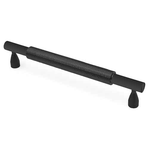 Image of Plantex Cabinet Handle /224mm Handle for Cabinet /Furniture /Door Pull-Push Handle for Home /Office - Pack of 1 (Black)
