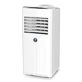 JHS 10,000 BTU Portable Air Conditioner, 3-in-1 Floor AC Unit with 2 Fan Speeds, Remote Control and Digital LED Display, Cover up to 300 Sq. Ft.