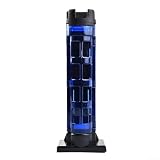 Meiho Box porta canna da pesca, accessorio verticale regolabile per un'esperienza di pesca efficace sulla zattera (blu)