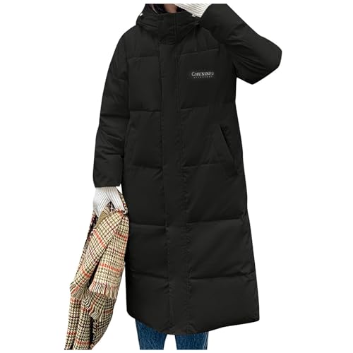 Doudoune à capuche pour femme active : parka longue des matins glacés