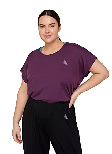 Zizzi Active by T-shirt de sport à manches courtes pour femme Taille 42-56 - Violet - M Cover