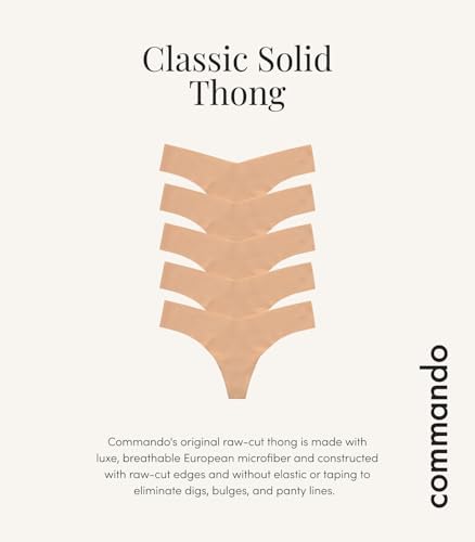 Commando Classic Thong Invisible Everyday 5-Pack