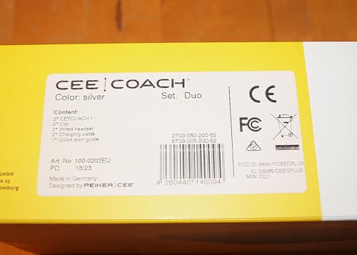 Ceecoach Duo Set Silber + Transporttasche