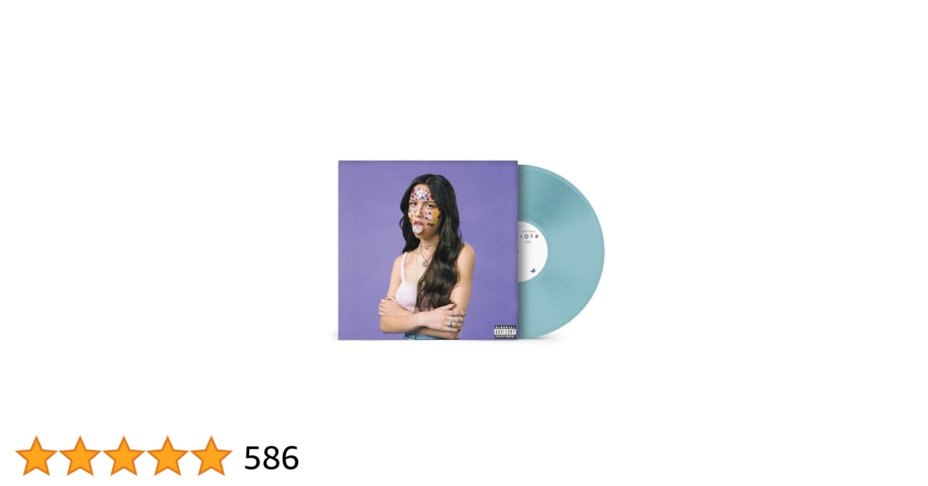 Olivia Rodrigo SOUR LP クリアブルー Olivia Rodrigo Sour Vinyl 2021 First Pressing Exclusive