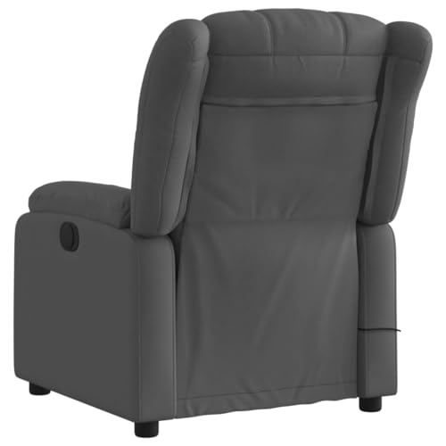 Sillón masaje plegable con tela gris miniatura 5