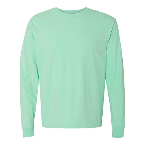 Image of Comfort Colors Men's Ringspun Garment-Dyed Long-Sleeve T-Shirt,Island Reef S