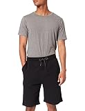 Tejido en algodón orgánico Springfield Bermuda piqué Reconsider, Negro, XS para Hombre