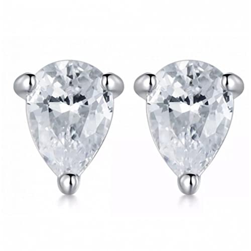 Bijoux de demoiselle d'honneur : boucles d'oreilles poire argent 925