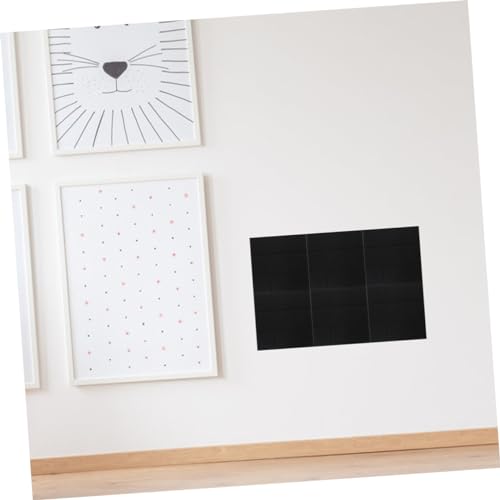 9 paneles acústicos para pared, aislamiento acústico absorbente de sonido, decorativo, fácil de instalar para hogar miniatura 6