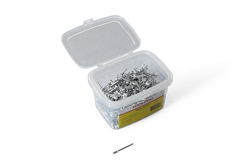 ToolPro Pop Rivets for Ceilings, 1/8\" (500, White) - Thumbnail 2