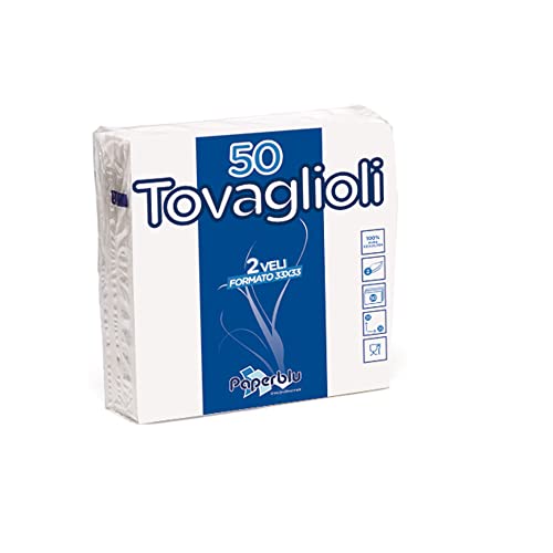 Tovaglioli carta monouso Paperdì 33x33 cm