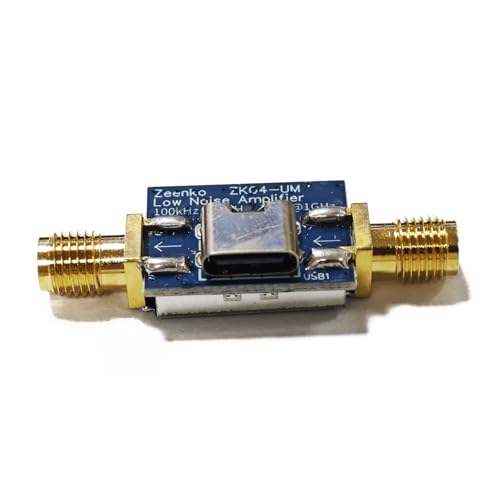 Image of AURSINC ZK04‑UM LNA Amplifier,100kHz‑4GHz 18dB Gain USB‑Powered Preamp