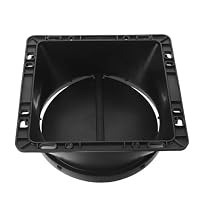 Zerodeko Range Hood with Smoke Prevention and Oily Fume Blocking Check Valve Base for Cooker Hood Exhaust Made of Sturdy Abs Material for Household Kitchen