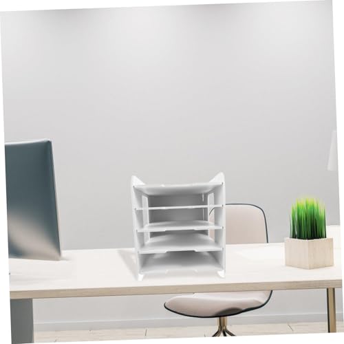 Rangement empilable de bureau pour lettres et dossiers A4