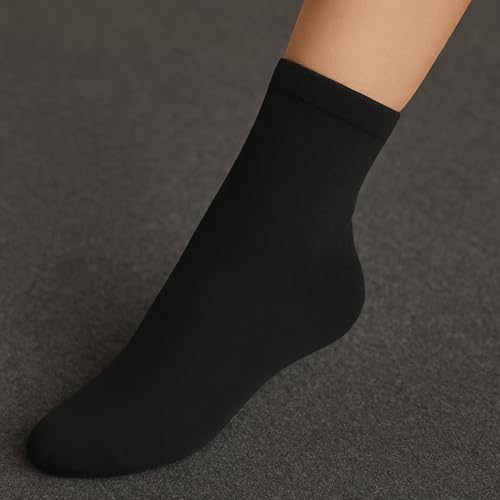 Women’s Crew Socks – 6-Pack Comfortable, Breathable Cotton Socks for Casual, Athletic, and Everyday Wear4